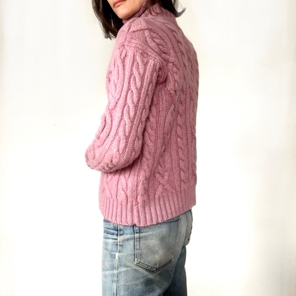 100% wool chunky turtleneck sweater - Picture 5 of 15